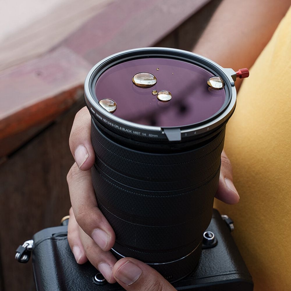 Kase 82mm ND + CPL + Black Mist variable 1.5-8 stop B270