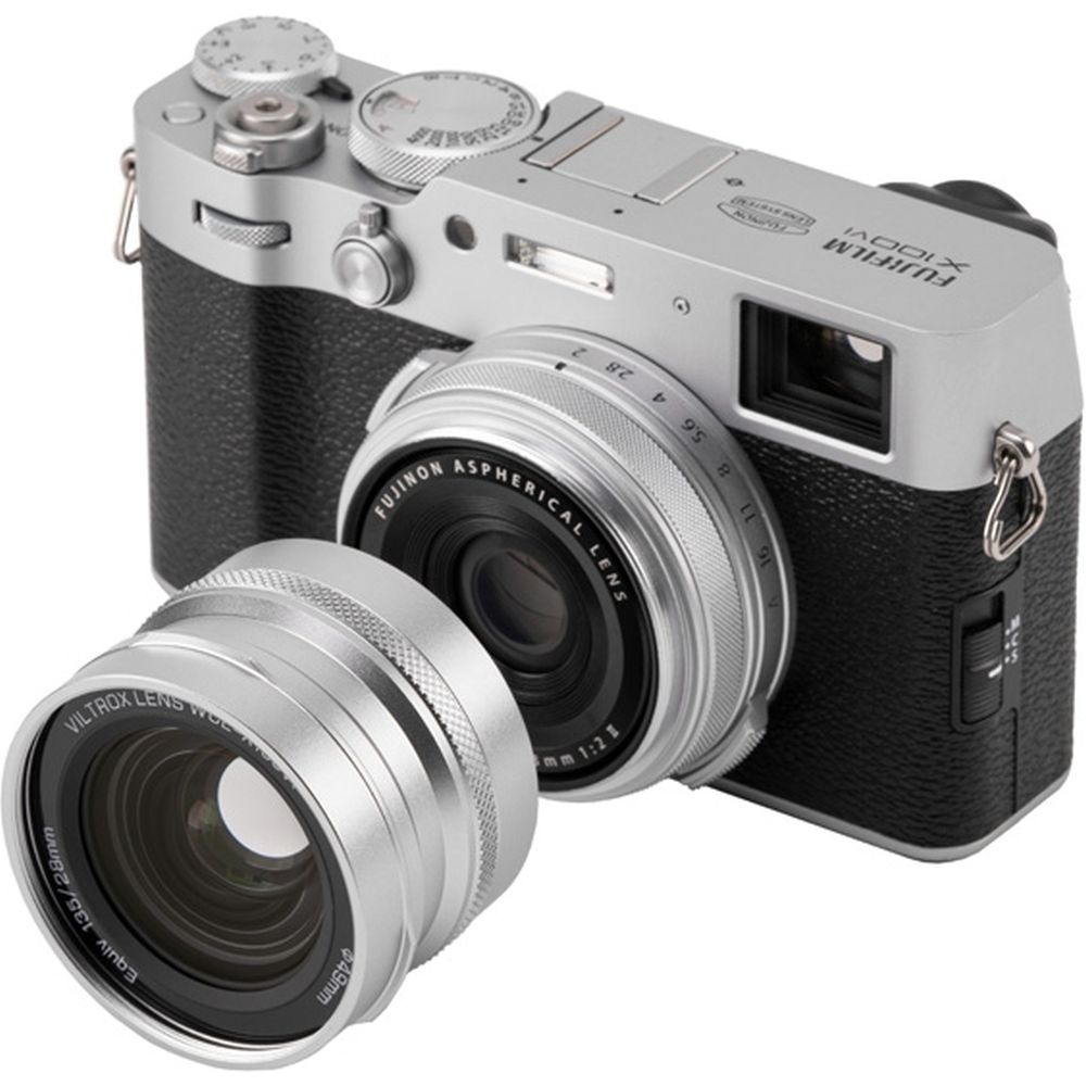 Viltrox WCL-X100VI wide conversion lens Fujifilm X100VI Silver