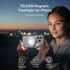 Telesin Magnetic Flash & Ring Light MagSafe - Titanium