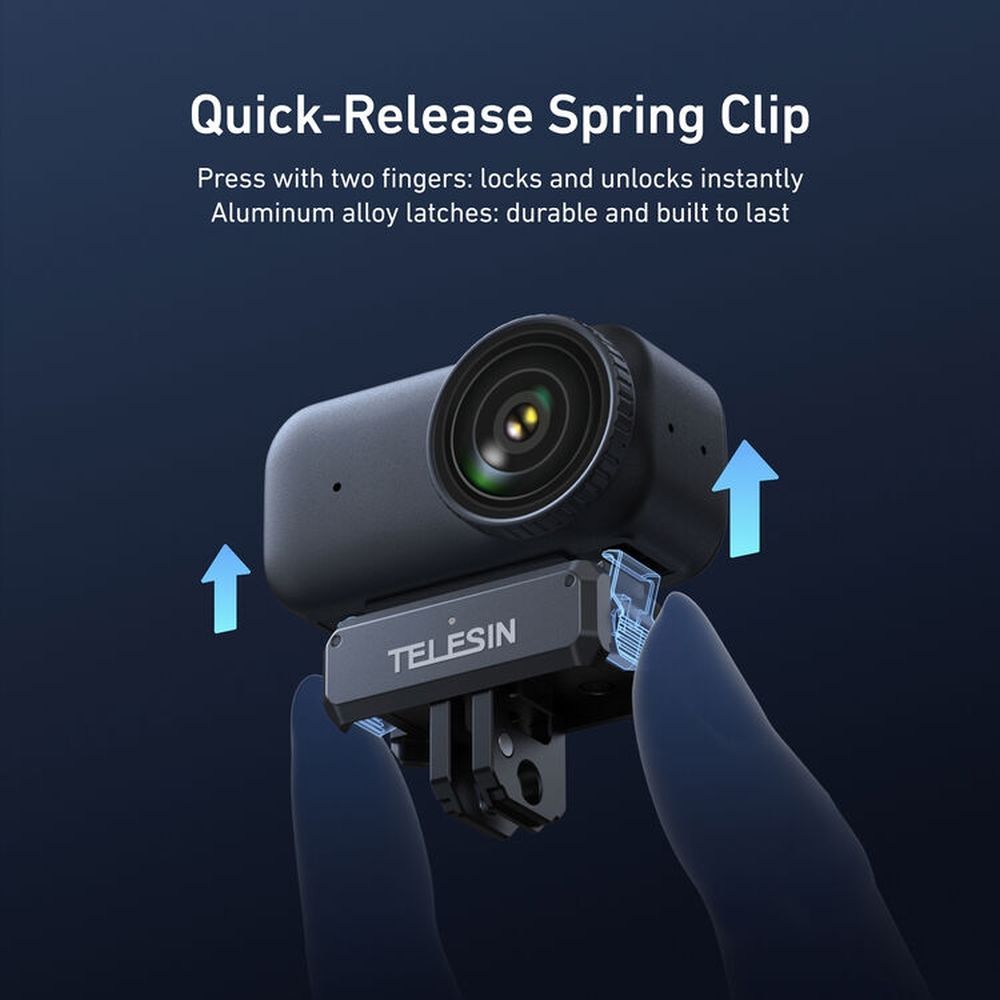 Telesin 3-in-1 Ladehalterung mit Schnellverschluss – DJI Osmo Nano