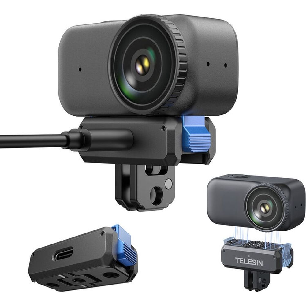 Telesin 3-in-1 Ladehalterung mit Schnellverschluss – DJI Osmo Nano