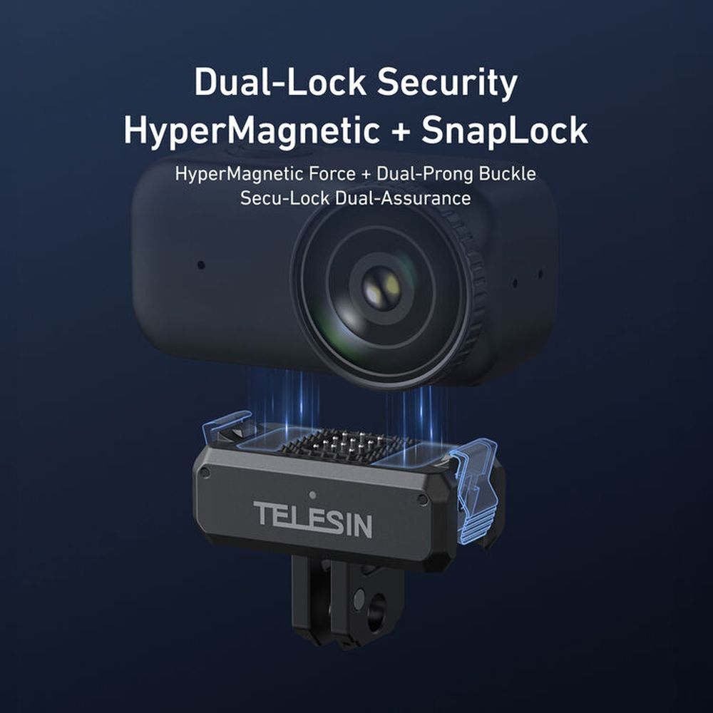 Telesin 3-in-1 Ladehalterung mit Schnellverschluss – DJI Osmo Nano