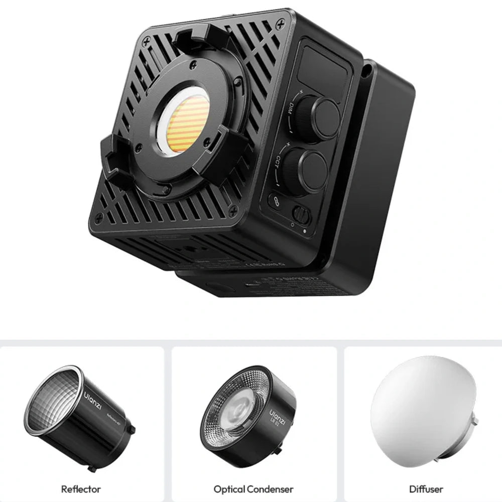 Ulanzi EC65 65W tragbare zweifarbige LED-Videoleuchte mit Akku