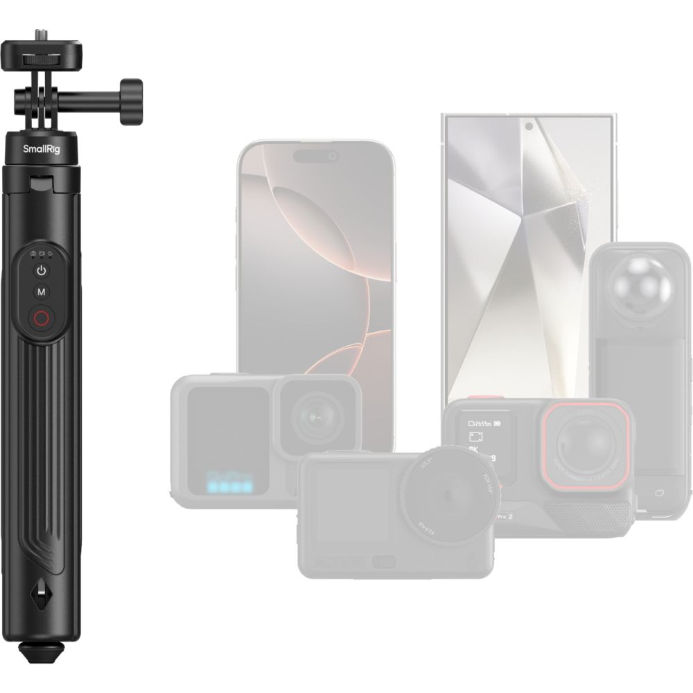 SmallRig 5464 Selfie Tripod for Action Cameras & Phones