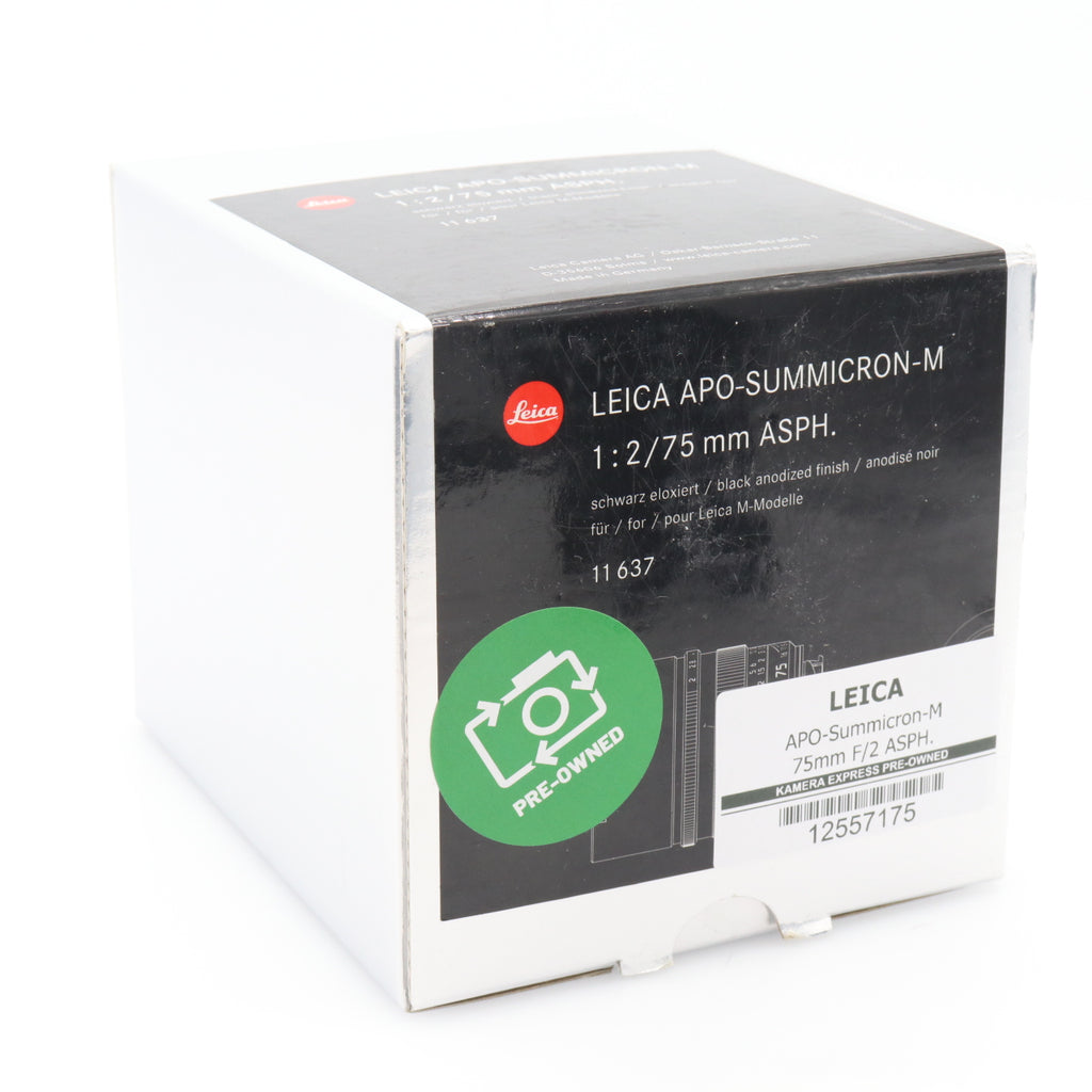 Leica 11637 APO-Summicron-M 75mm F/2 ASPH. gebraucht