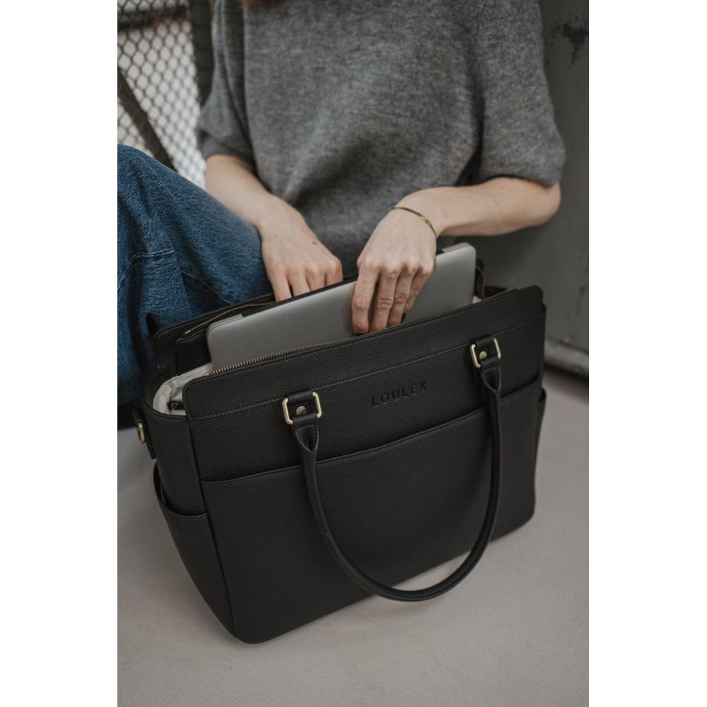 Loulex Handtasche schwarz