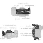 SmallRig 5953 „HawkLock“ Schnellwechsel-Halbkäfig für Canon EOS R6 Mark III / R6 Mark II / R5 Mark II