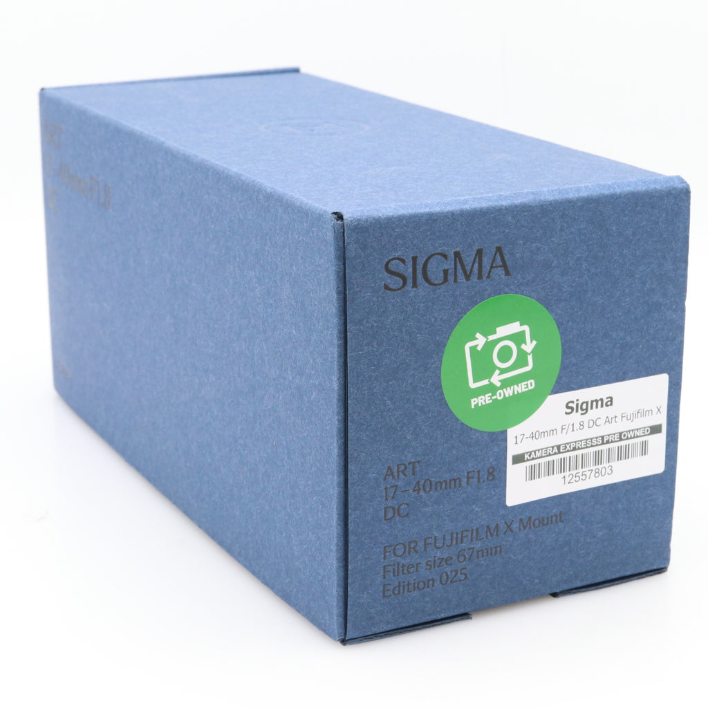 Sigma 17-40mm F/1.8 DC Art Fujifilm X occasion