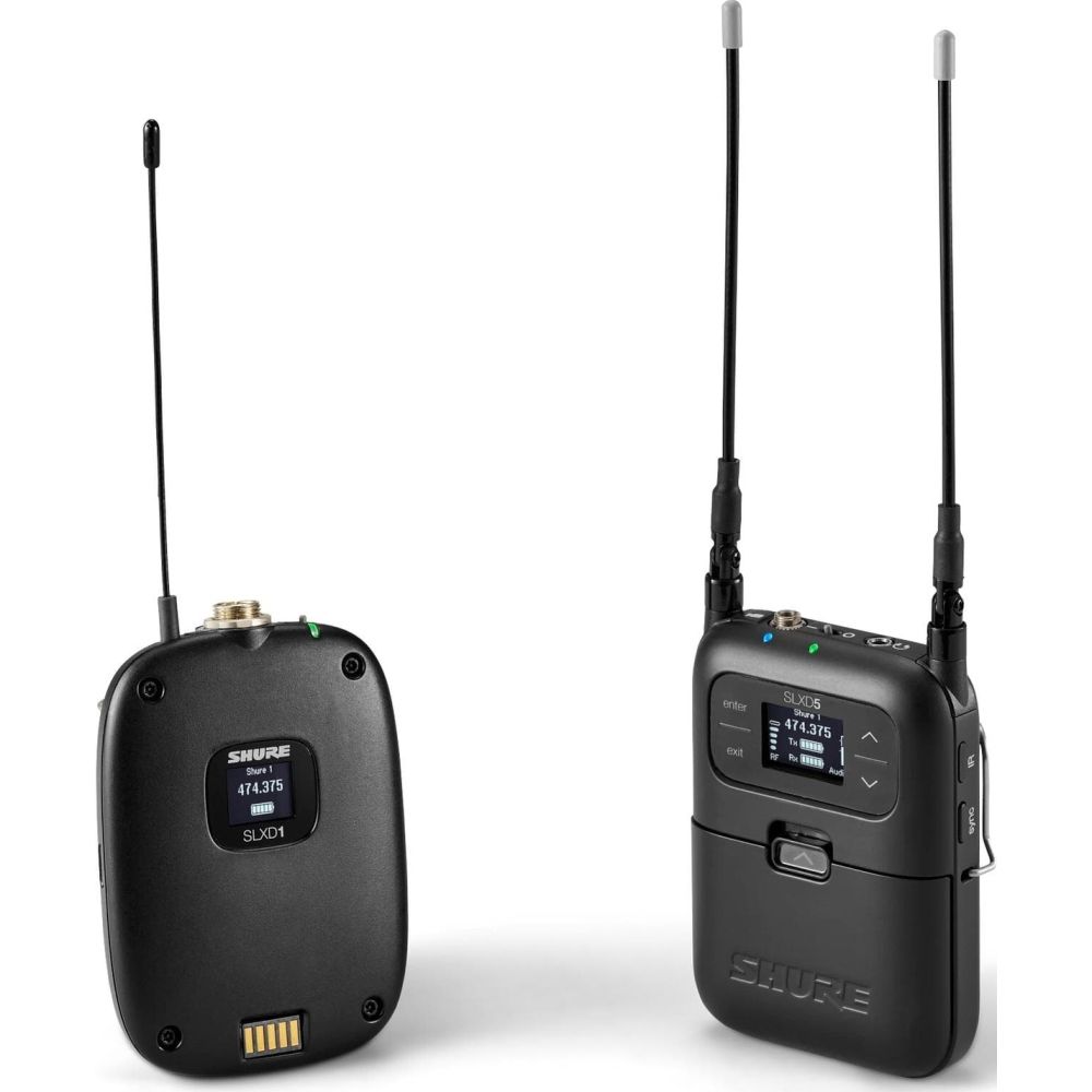 Shure SLX-D15 tragbares Taschenfunkgerät (606-650 MHz)