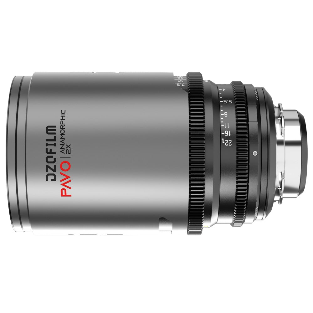 DZOFilm Pavo 2x anamorphotisches Festbrennweitenobjektiv 135mm T2,5 – neutrale Beschichtung – PL- und EF-Anschluss (Meter)