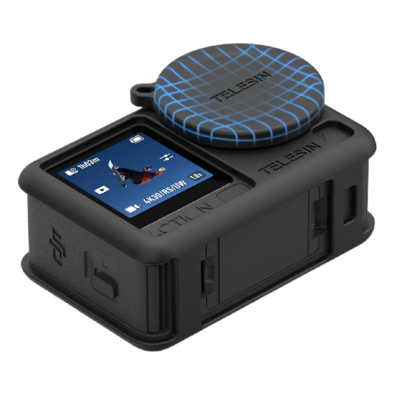 Telesin Silikonhülle + Objektivkappe für DJI Osmo Action 6