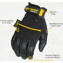 Dirty Rigger Leather Griff 3.0 Handschuh, Vollfingerhandschuh XXL