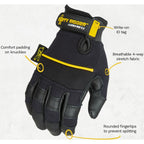 Dirty Rigger Leather Griff 3.0 Handschuh, Vollfingerhandschuh L