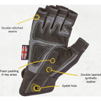 Dirty Rigger Comfort Fit Riggerhandschuh, fingerlos (V1.6) L