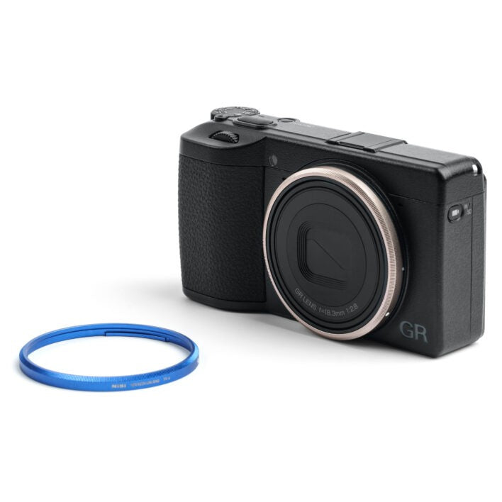 NiSi RING Cap Kit for Ricoh GR4 1x Royal Blue, 1x Titanium Grey