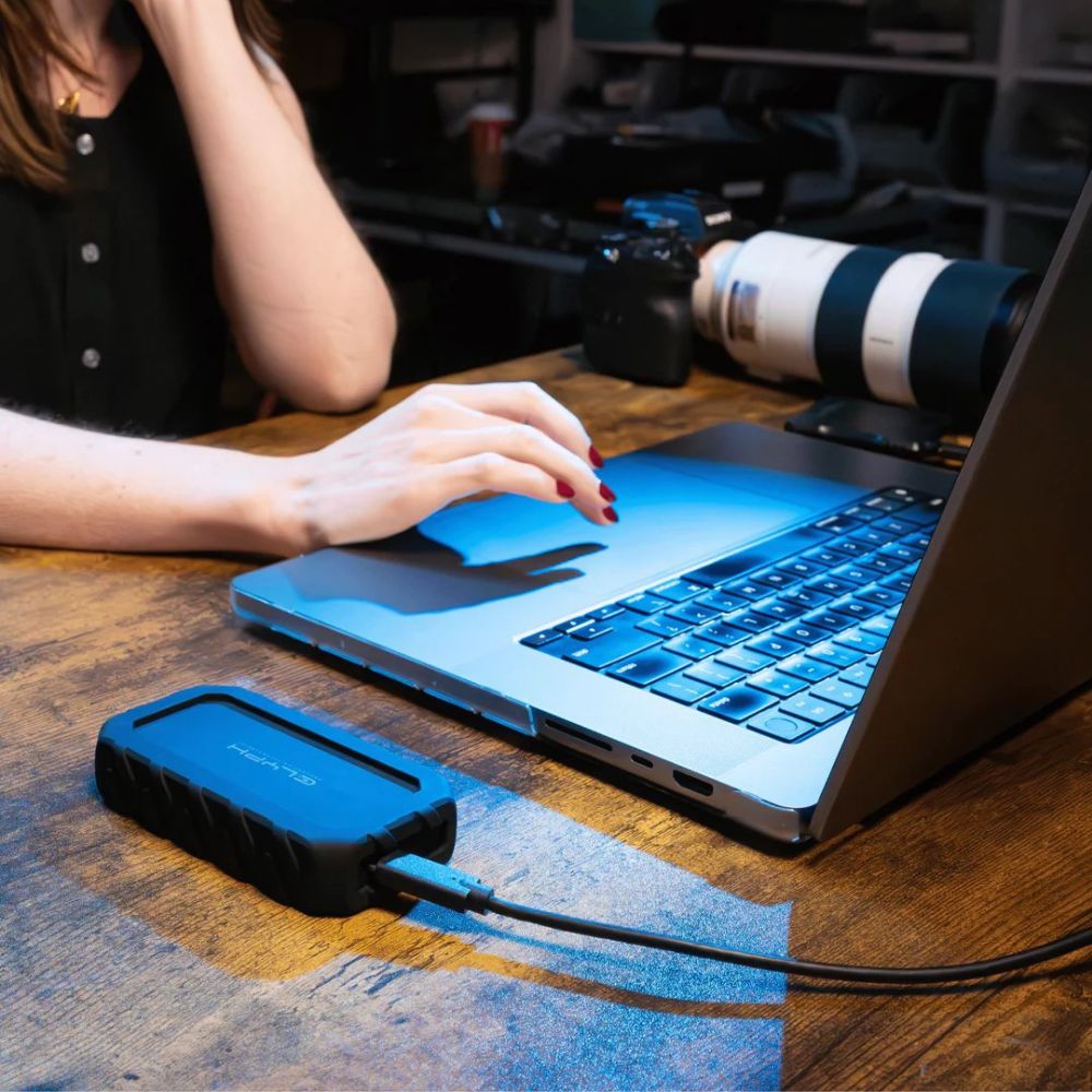 Glyph Atom EX20 High-Intensity USB-C (3.2, Gen 2x2) NVMe SSD, busgespeist – 8 TB