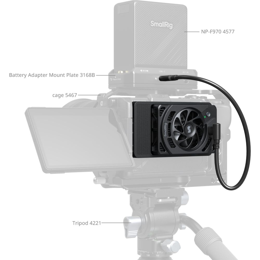 SmallRig 5874 Lüfter für Nikon ZR