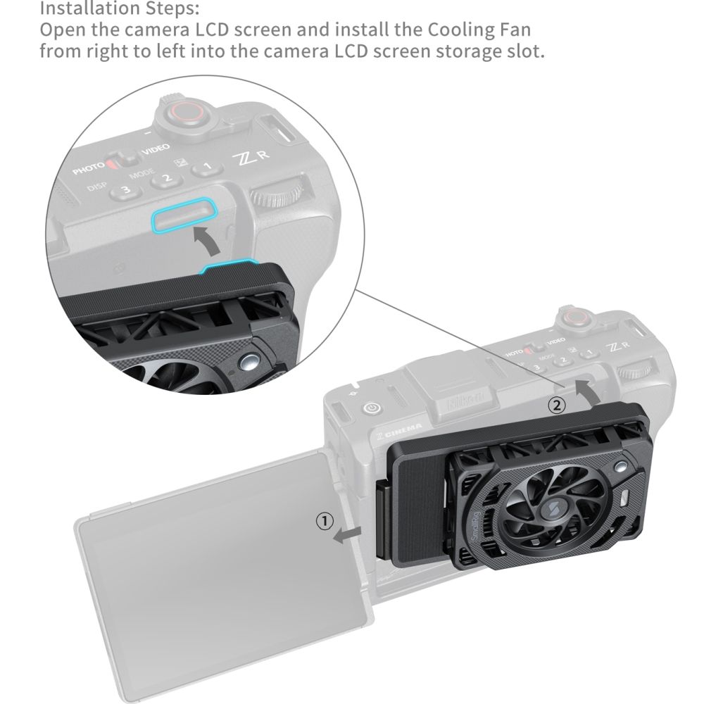 SmallRig 5874 Lüfter für Nikon ZR