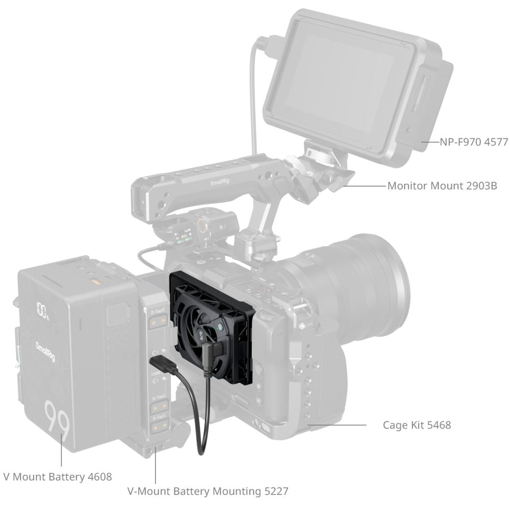SmallRig 5874 Lüfter für Nikon ZR