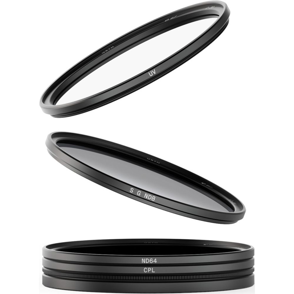 Urth 55mm Magnetisches Landschaftsfilter-Set Plus+ (UV, CPL, SGND8, ND64)