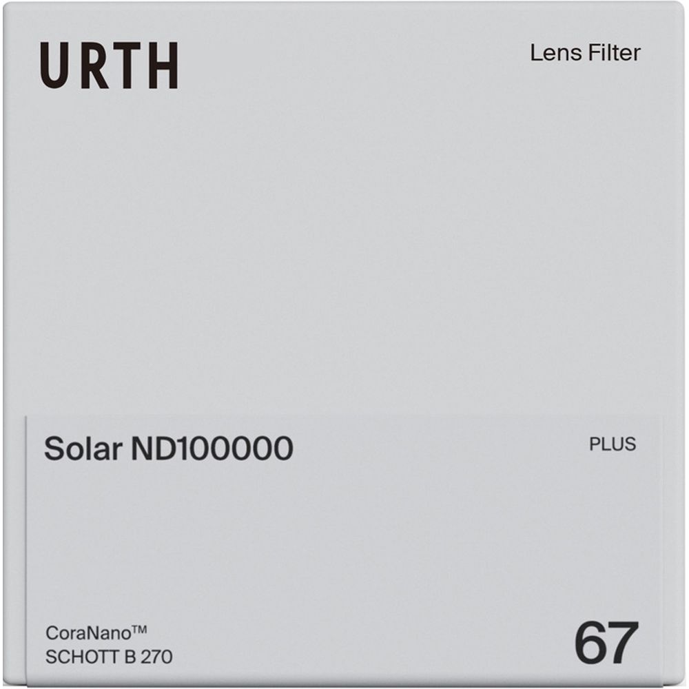Urth 77mm Solar ND100000 (16,6 Blendenstufen) Filter Plus+