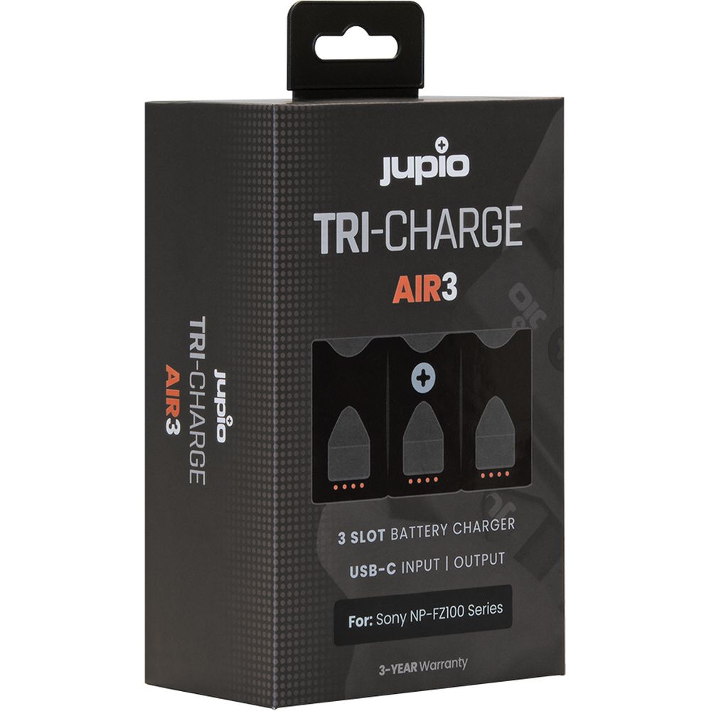 Jupio Tri-Charge AIR3 Sony FZ100-Serie