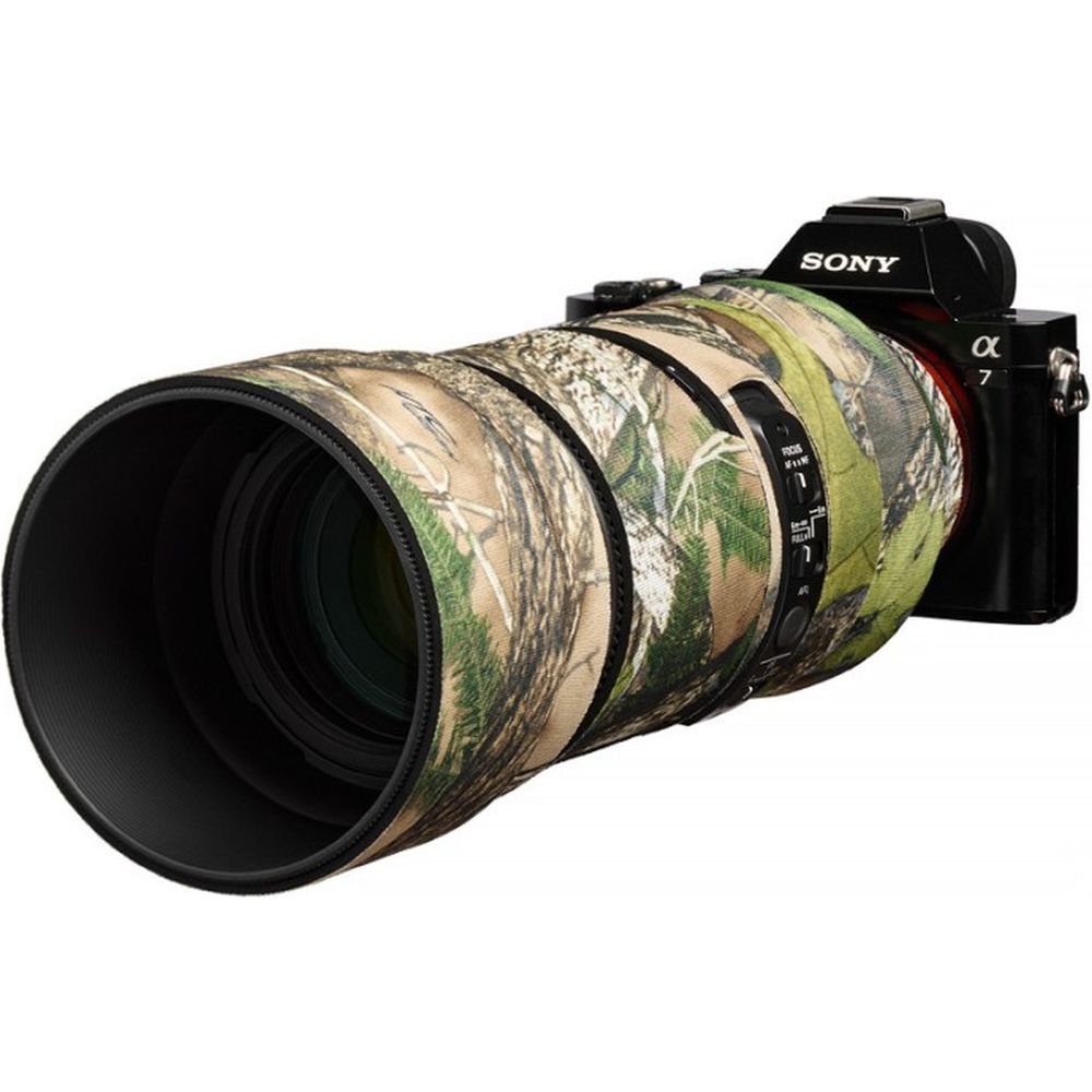 easyCover Objektivabdeckung Eiche für Sigma 100-400mm f/5-6.3 DG DN OS | C (Sony E / Leica L) True Timber HTC Tarnung