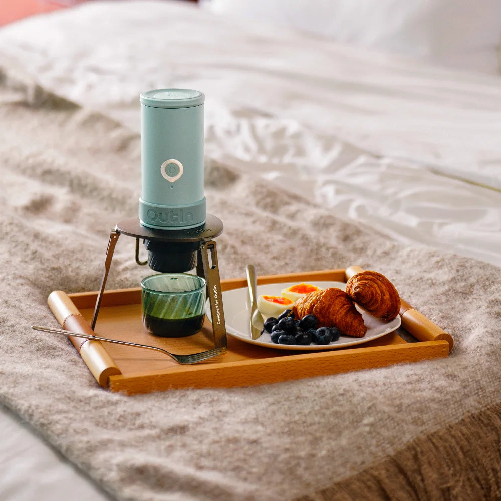 OutIn Mino Portable Espresso Machine – Canyon Green
