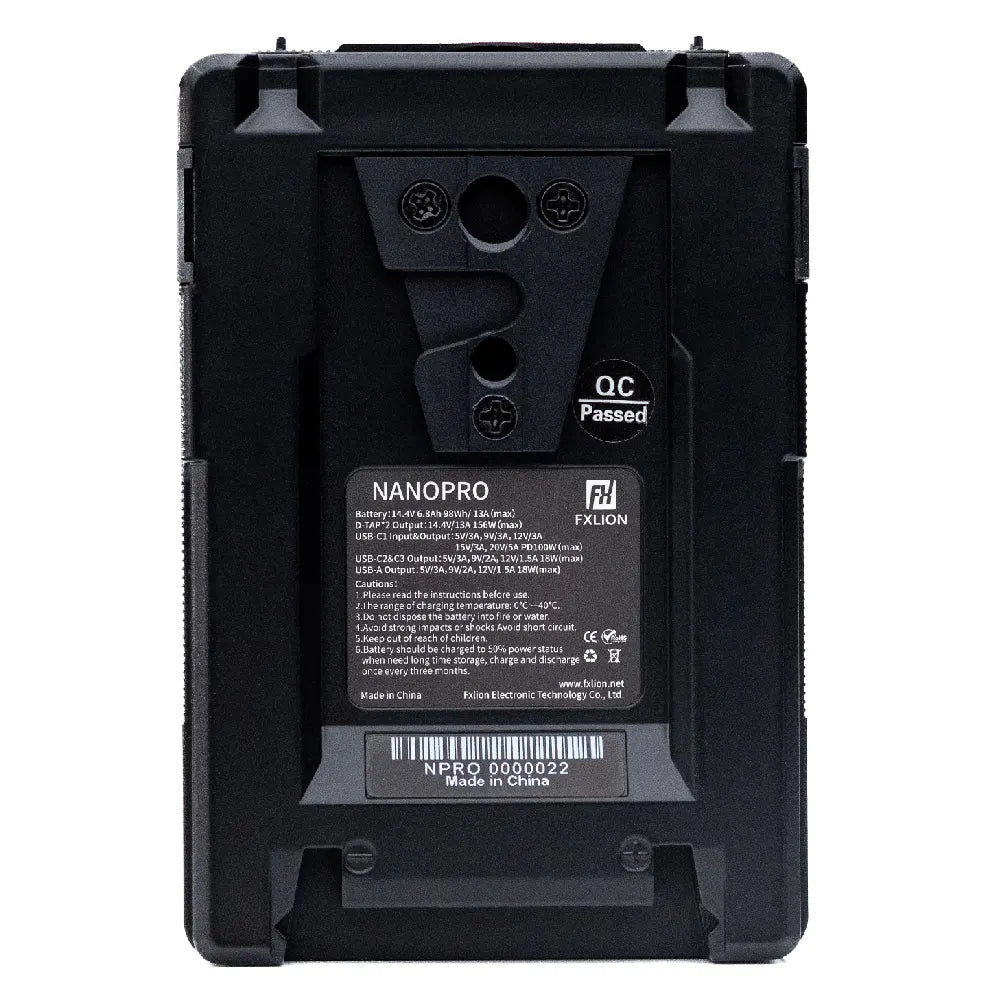 Fxlion Nano Pro V-Mount Battery PD 100W – 98Wh
