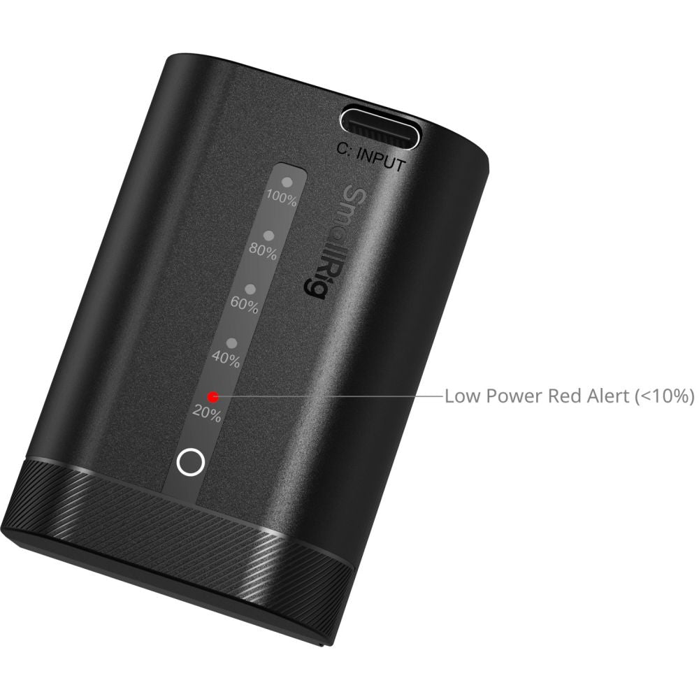SmallRig 5298 Canon LP-E6P USB-C Kameraakku mit Leistungsanzeige