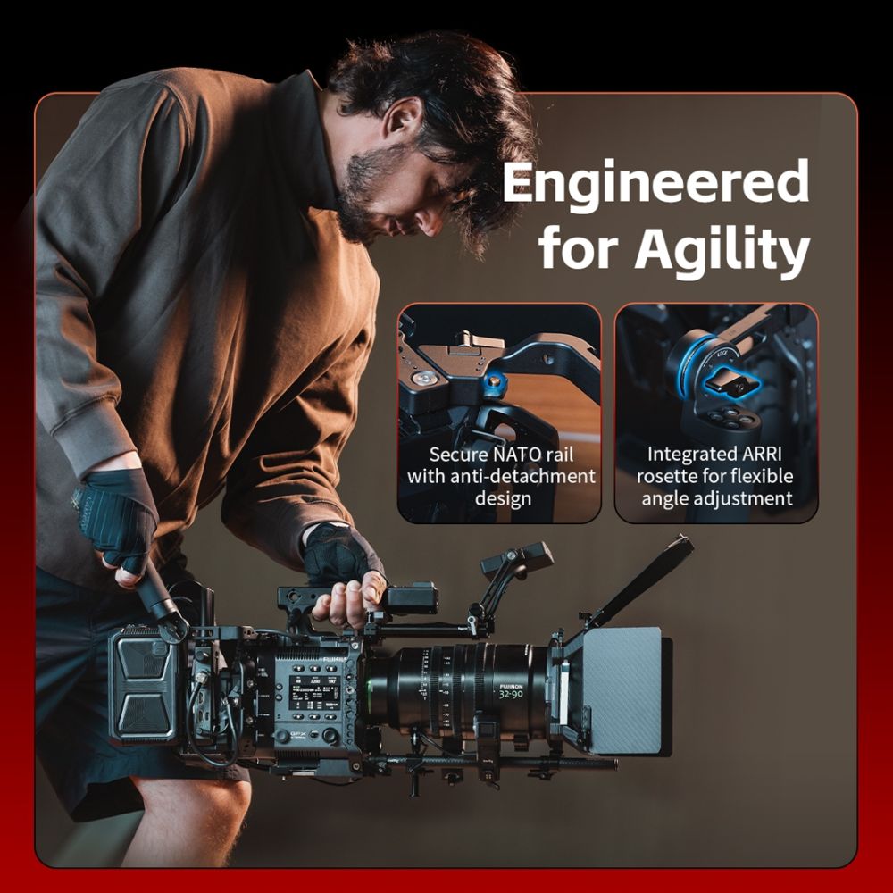 SmallRig 5341 Kamerakäfig-Kit für FUJIFILM GFX ETERNA 55
