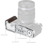 SmallRig 5563 L-Shaped Mount Plate with Wooden Handle for OM SYSTEM OM-3