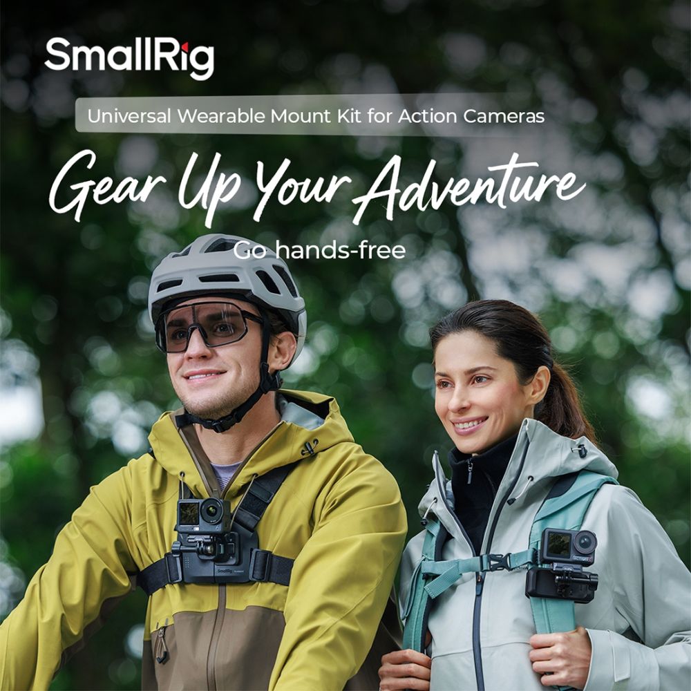 SmallRig 5724 Kopfbandhalterung für Action-Kameras
