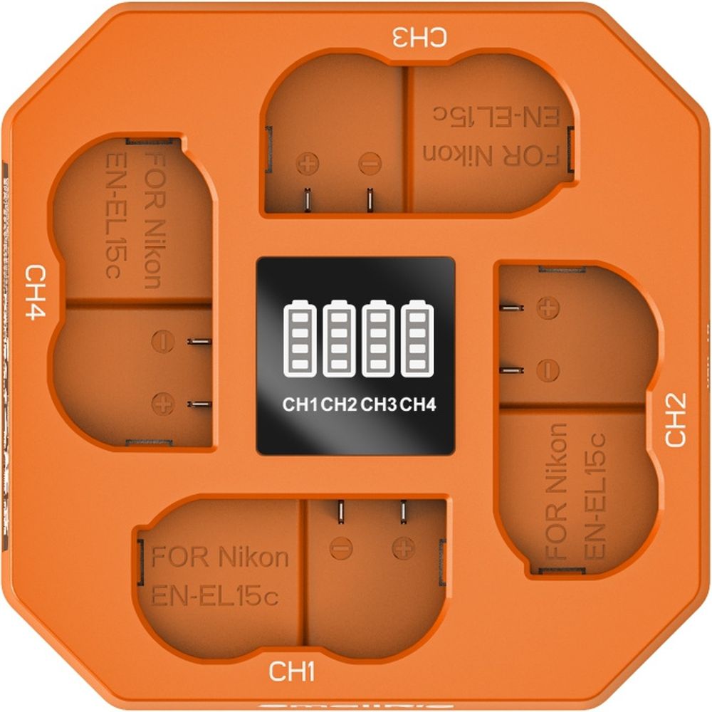 SmallRig 5747 Four-Channel Camera Battery Charger for EN-EL15c