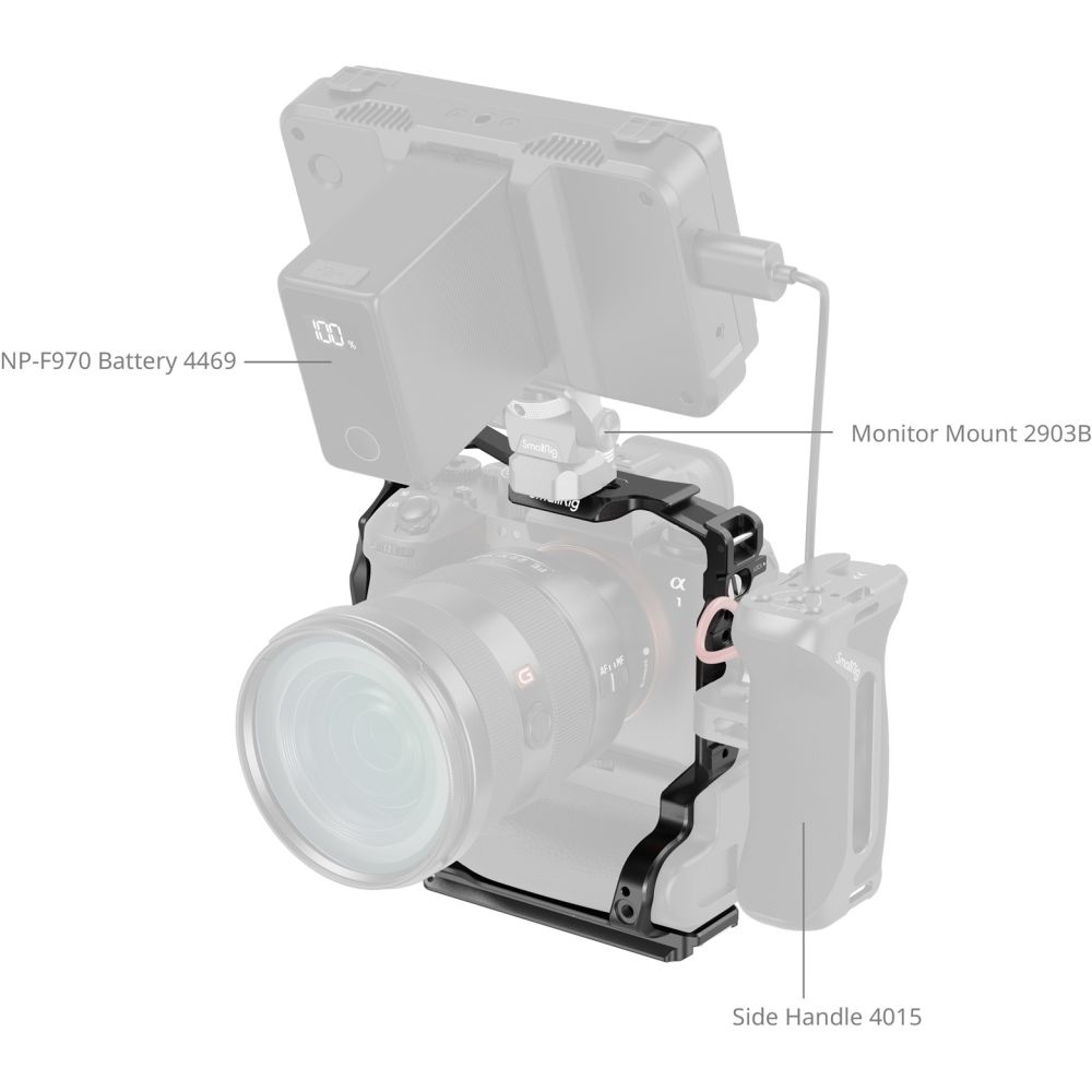 SmallRig 5908 Cage for Sony A1 II & A9 III with Vertical Battery grip VG-C5