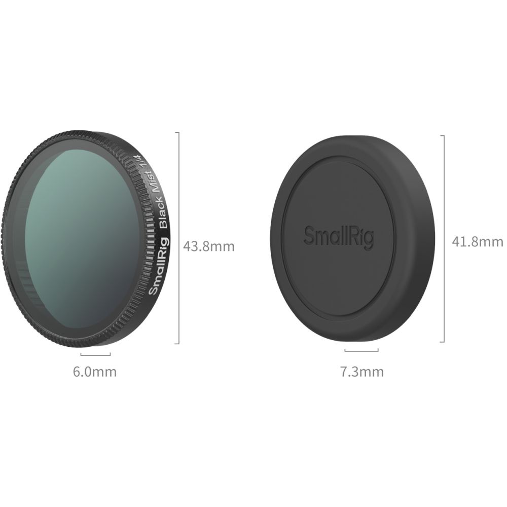 SmallRig 6086 1/4 Effekt Schwarznebelfilter für DJI Osmo Action 6