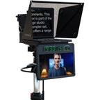 Fortinge VEGA 17 inch carbon hood teleprompter system for eng / studio cameras