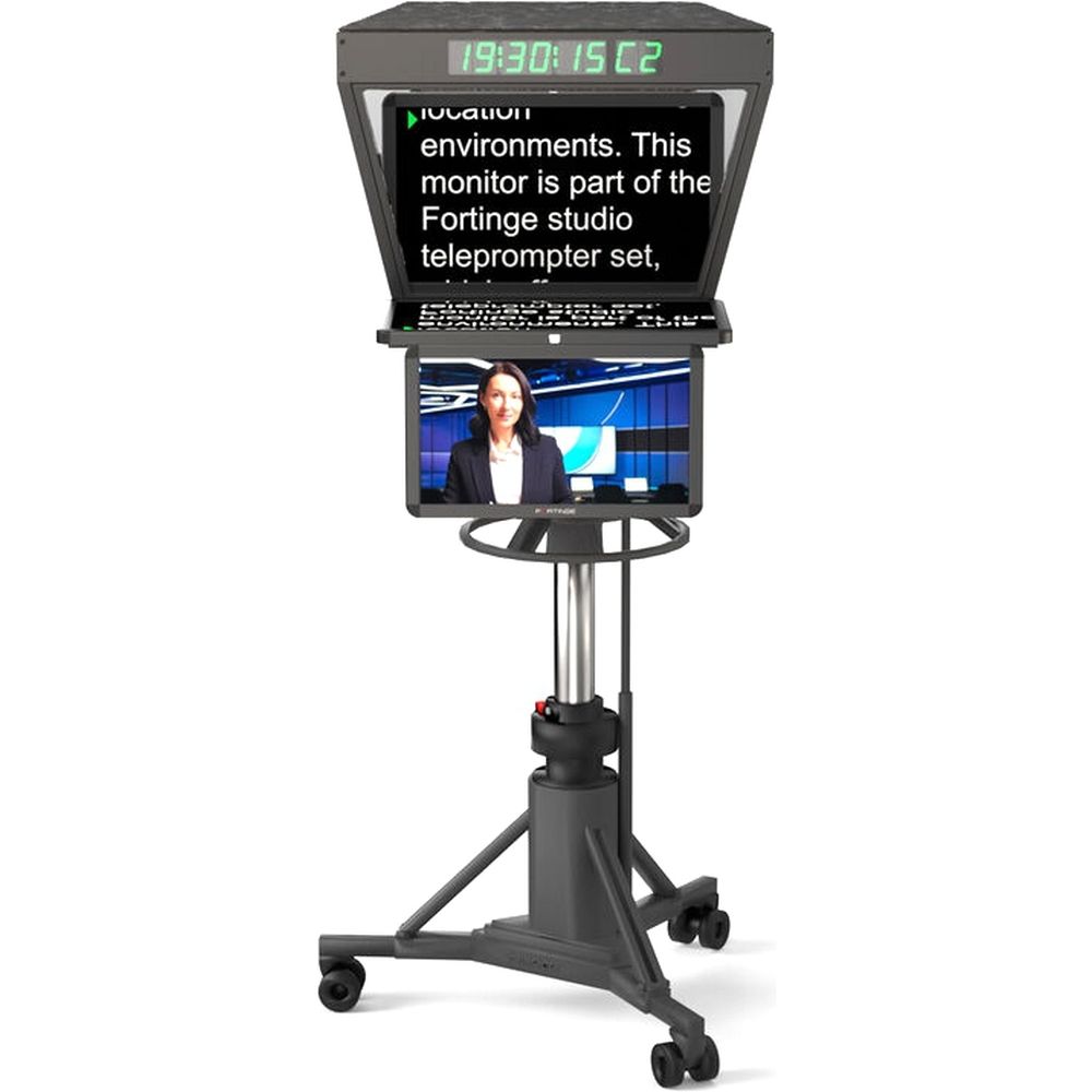 Fortinge ROBO 21-HB 21 inch high brightness studio teleprompter for ptz cameras