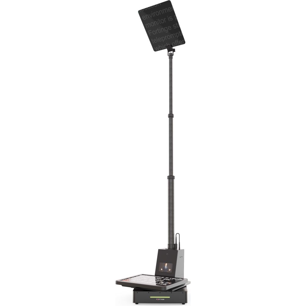 Fortinge MOBO 21-D-HB-SDI 21 inch high brightness dual motorised, dual stage teleprompter with sdi in & out