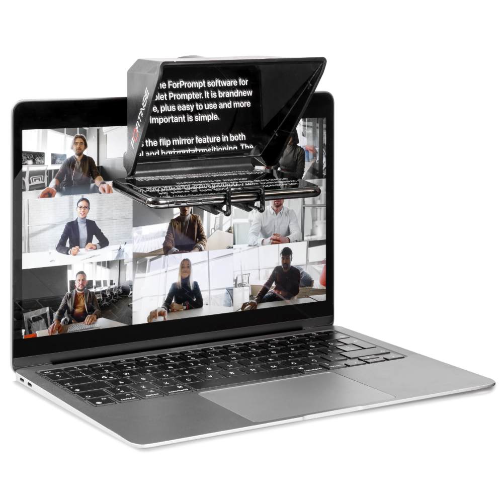Fortinge MIA-X Mobiler Teleprompter für Smartphone und PC