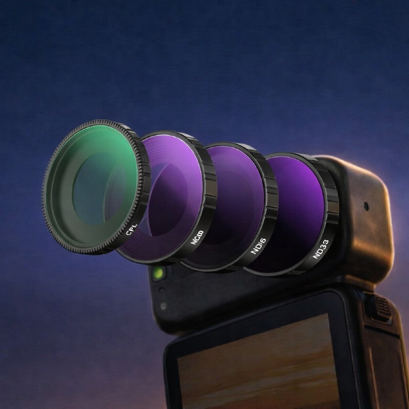 Telesin CPL+/ND8/16/32 Filter Kit für DJI Osmo Nano