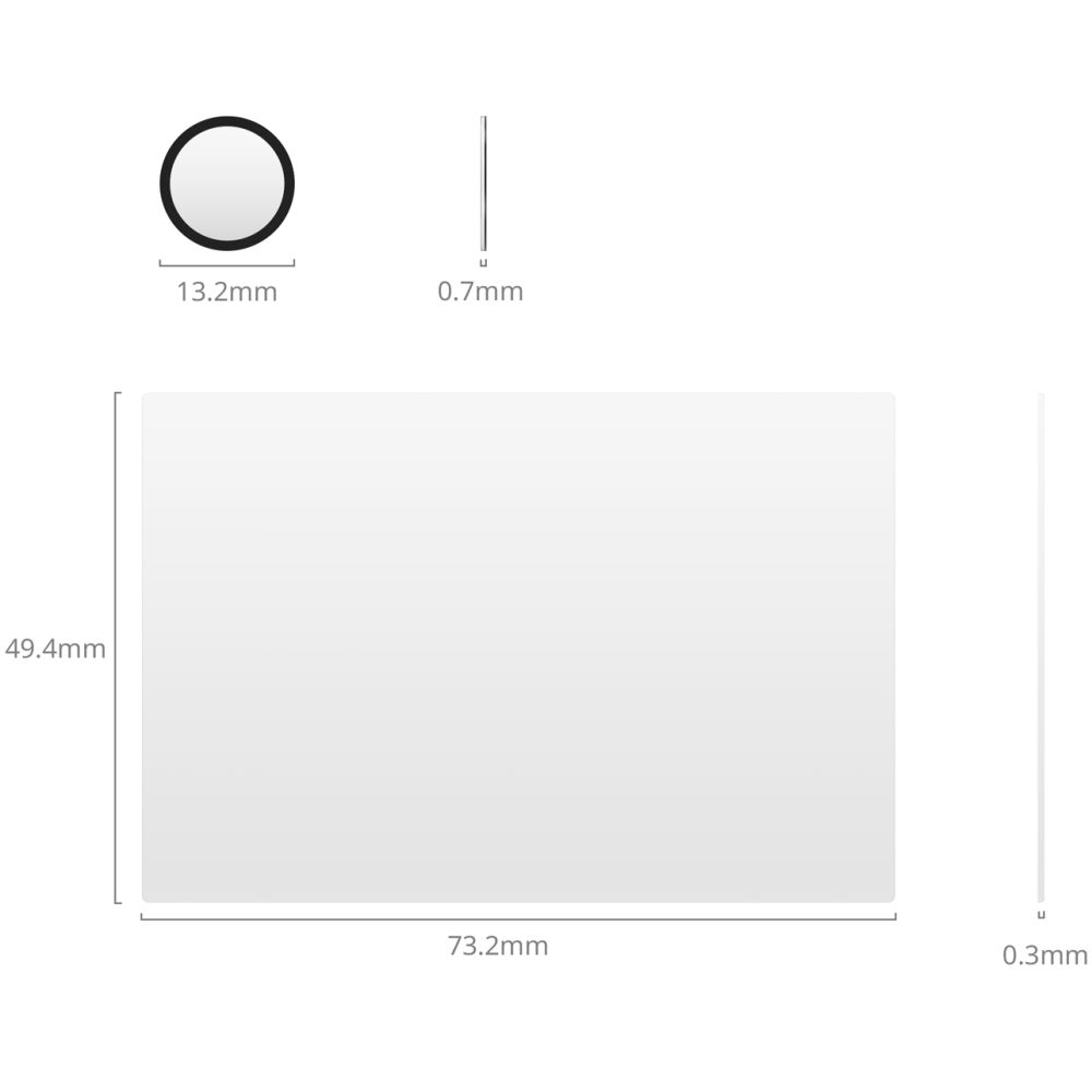 SmallRig 5988 Displayschutzfolie für Fujifilm X-E5