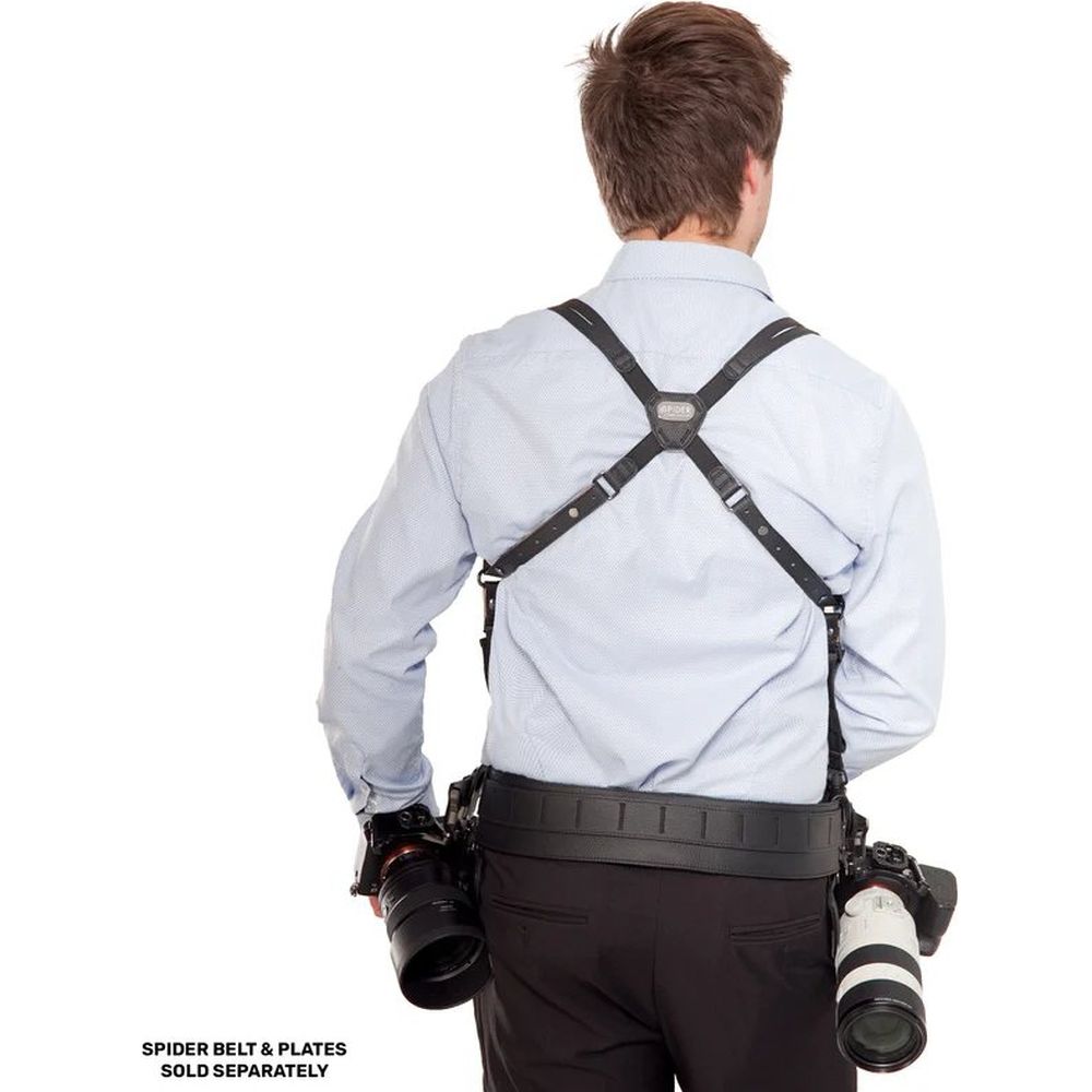 Spider SpiderPro Dual Shoulder Harness V3, Black