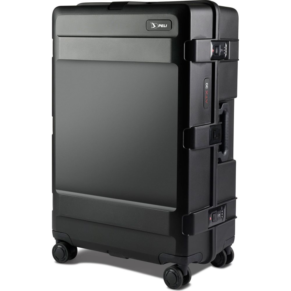 Peli ATX TRVL Hartschalenkoffer, groß, für Check-in-Reisen, Schwarz