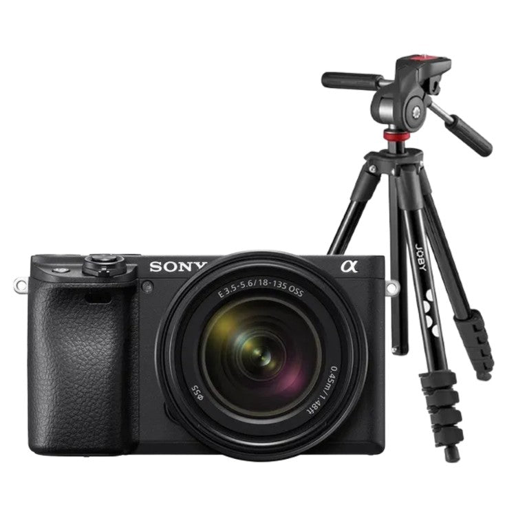 Sony A6400 + 18-135mm f/3,5-5,6 OSS + Joby Compact Advanced Stativ
