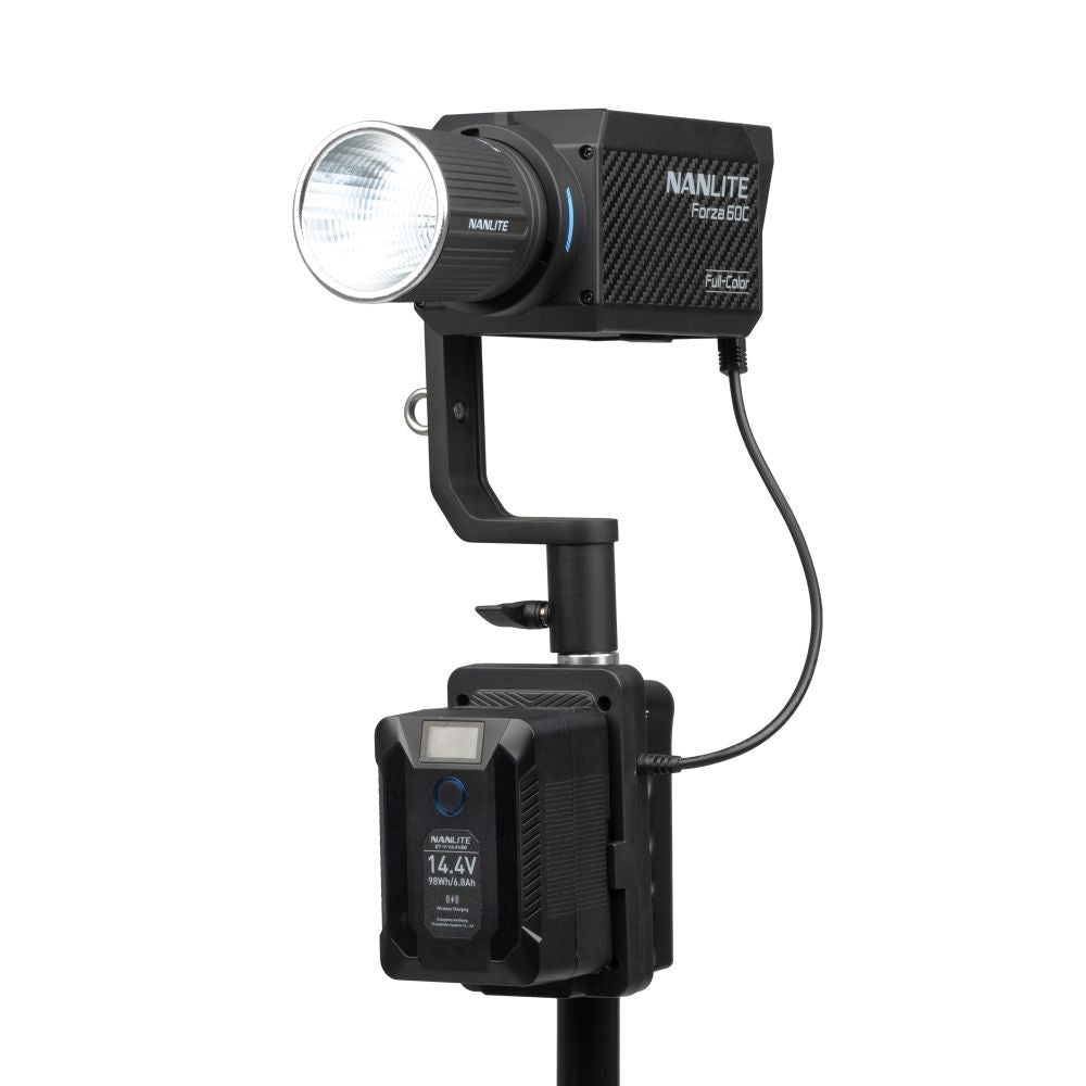 Nanlite Forza 60B II Bi-color LED light - V-mount Location kit