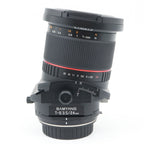 Samyang T-S 24mm f/3.5 ED AS UMC Tilt/Shift Canon used