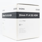 Sigma 28mm f/1.4 DG HSM ART Sony E gebraucht