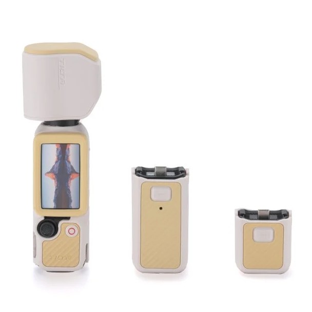 Tilta Silikon-Schutzhülle für DJI Osmo Pocket 4 Power Kit - Sandbeige