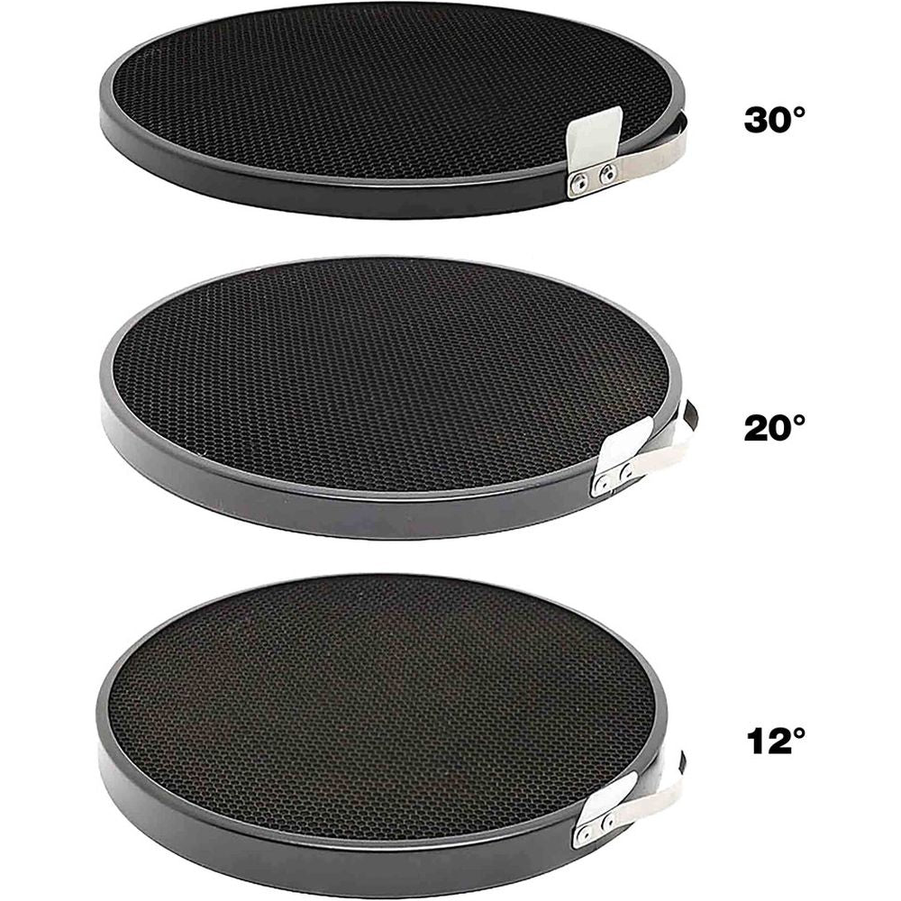 Elinchrom Rundgitter-Set 12/20/30° für 21 cm Standardreflektor